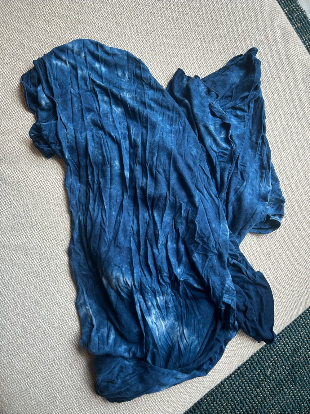 Solly wrap in indigo shibori - Picture 3 of 4
